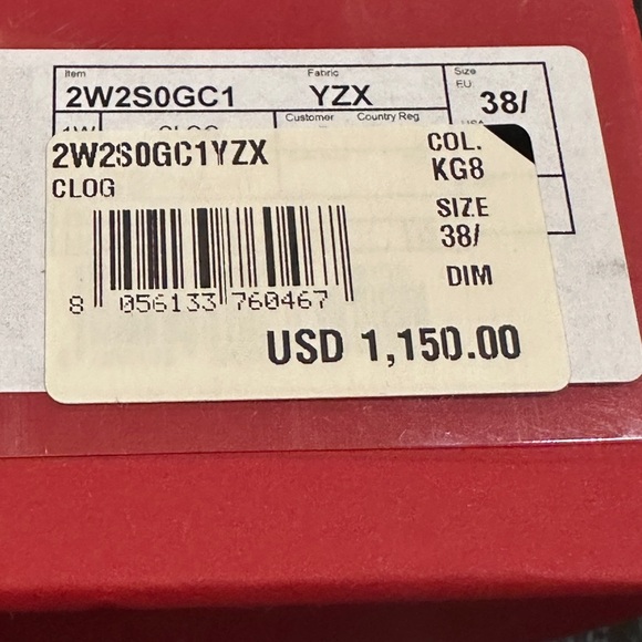 Valentino Garavani brown calf leather VLogo platform sandals mules . 38.5 NWB - Picture 11 of 11